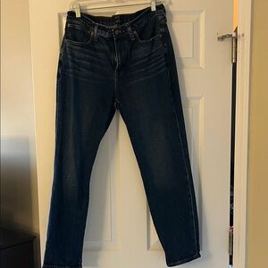 J. Crew Factory Women's Dark Indigo Boyfriend Jeans